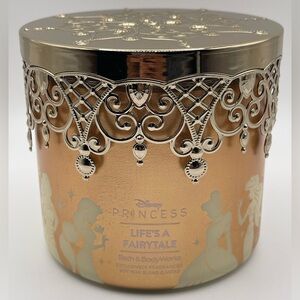 Bath and Body Works Disney Princess Candle Life’s a Fairytale 👑